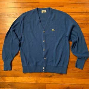 Vintage Lacoste Wool Cardigan